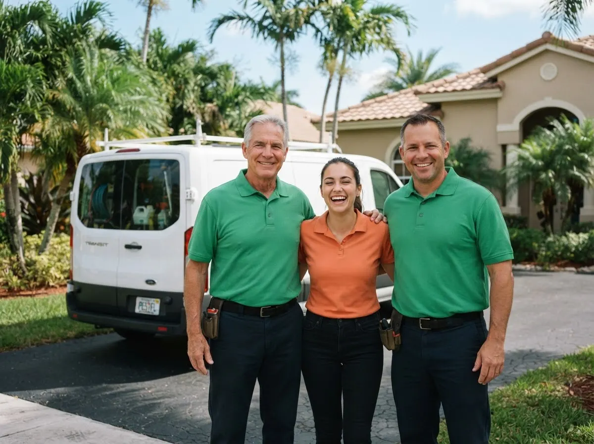 The CedarShield Exterminators team, pest control services in Miami, FL